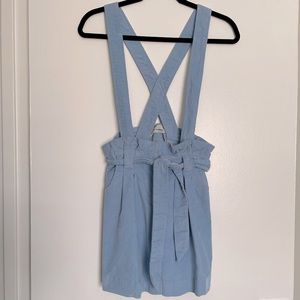URBAN OUTFITTERS - corduroy periwinkle overall skirt - XS